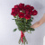 Букет из 15 Красных крупных роз Эквадор 60 см арт. арт. 36403