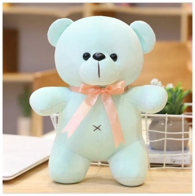 Игрушка Мишка цветной велюровый 30 см. средний N 56316