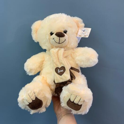 Игрушка Мишка 28 см. с шарфиком средний N 84076